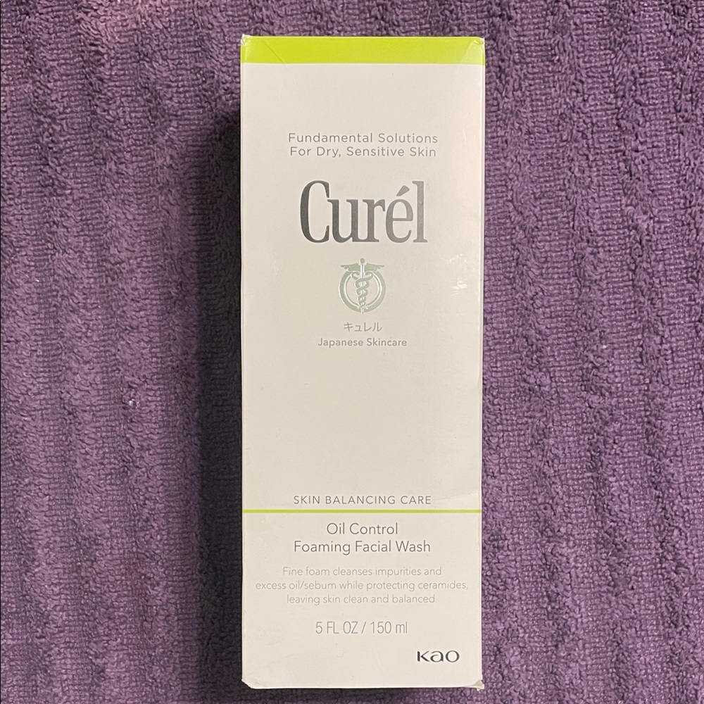 BRAND NEW! Curél Oil Control Foaming Facial Wash